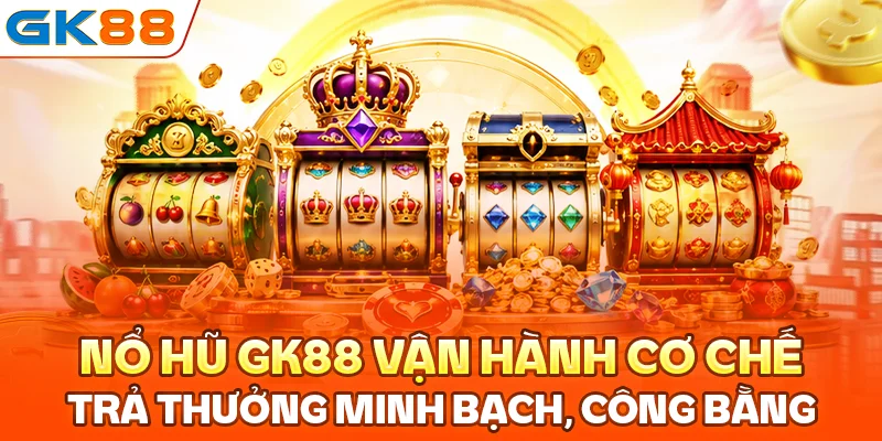 Nổ hũ GK88 vận hành cơ chế trả thưởng minh bạch, công bằng